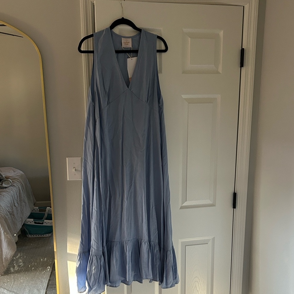 The Lullaby Club cornflower Blue Maxi Dress